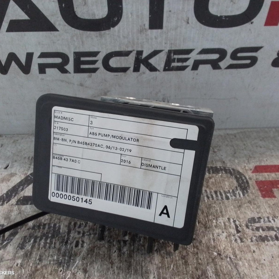 2013-2019 Mazda 3 Abs Pump Modulator
