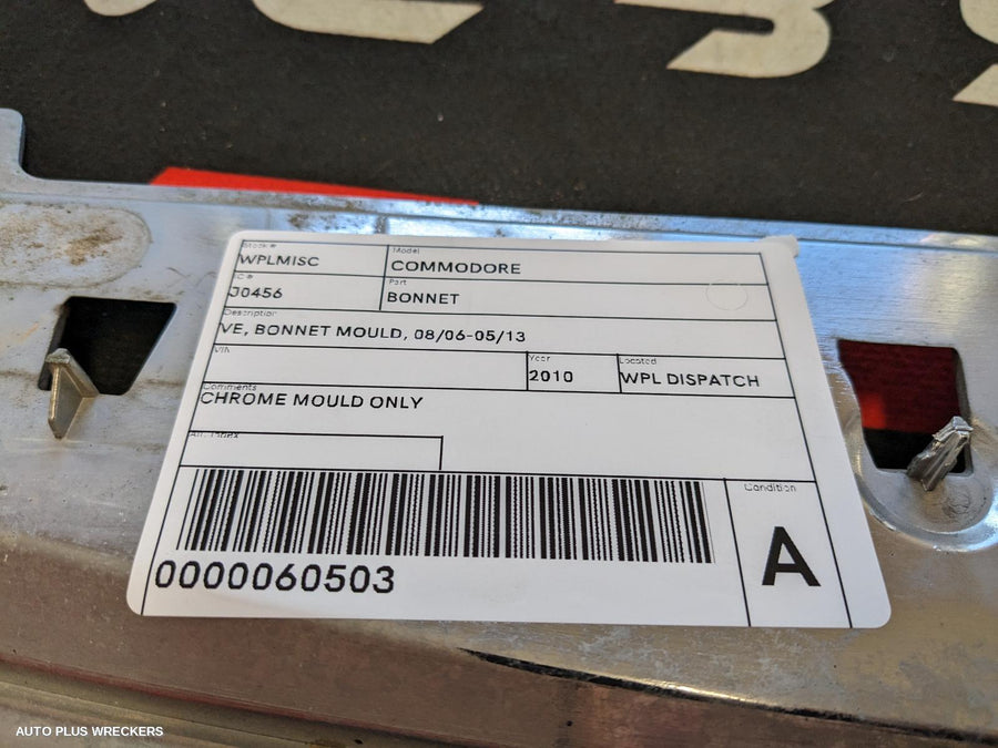 2010 Holden Commodore Bonnet