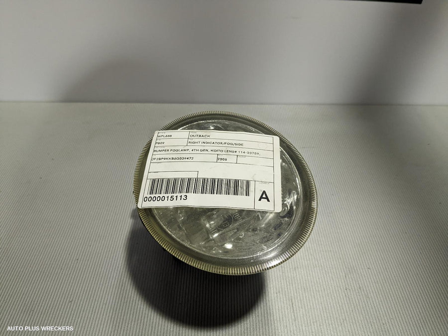2006 Subaru Outback Right Indicator Fog Side