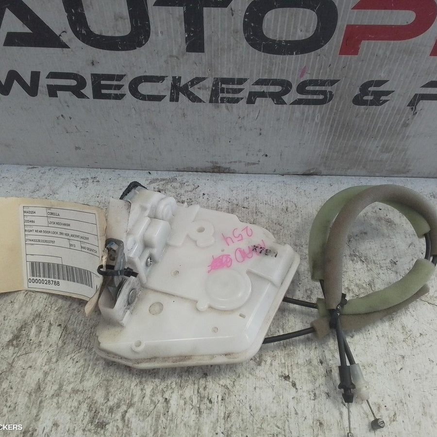 2012-2018 Toyota Corolla Door Boot Gate Lock