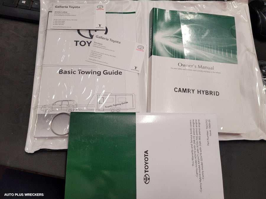 2017-2024 Toyota Camry Owners Handbook