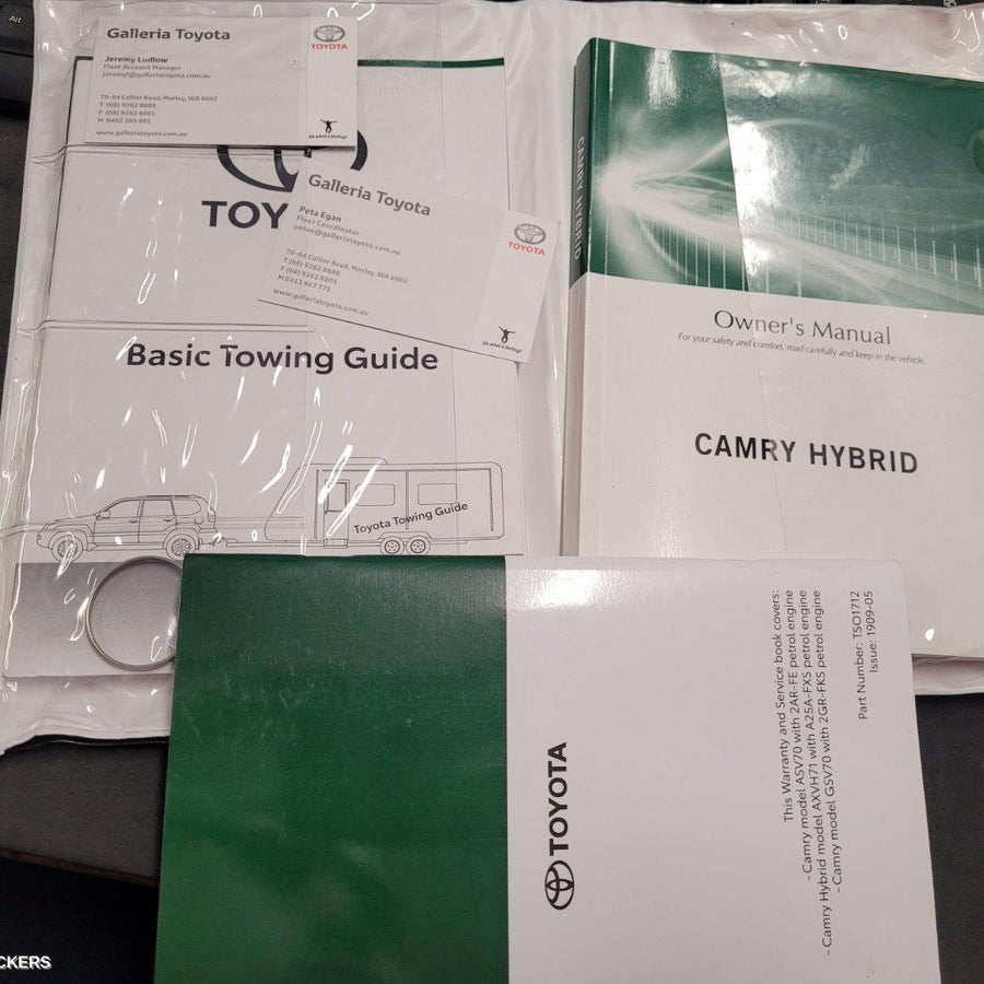 2017-2024 Toyota Camry Owners Handbook