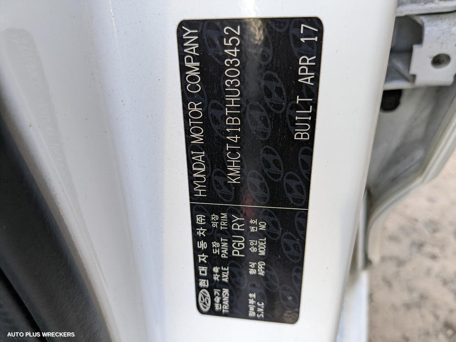 2017 Hyundai Accent Starter