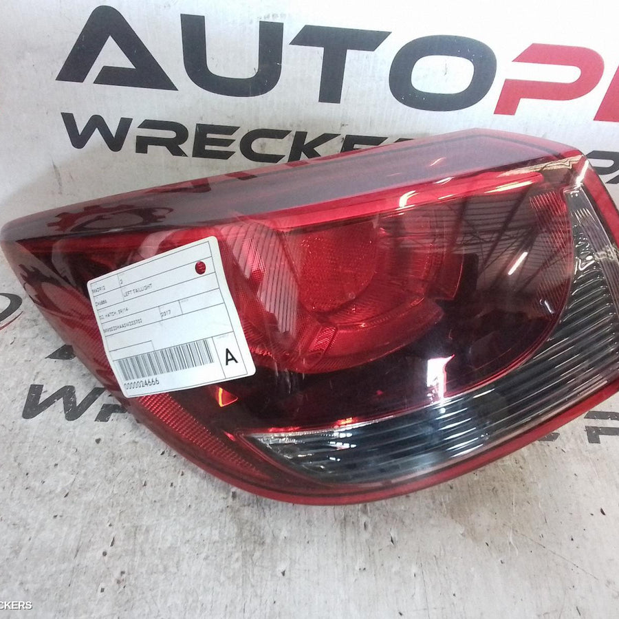 2014-2022 Mazda 2 Left Taillight