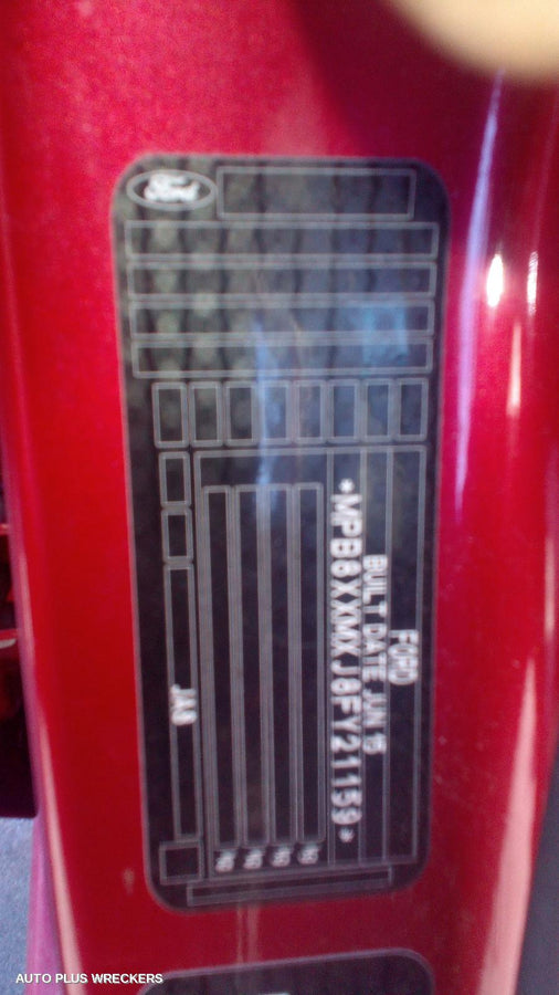 2015 Ford Fiesta Bootlid Tailgate