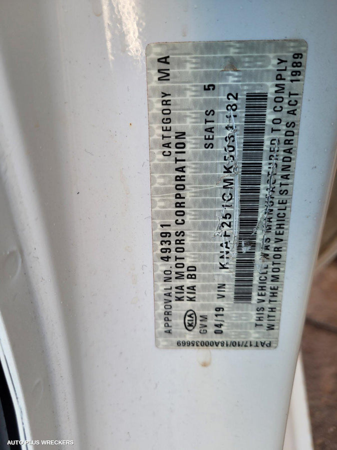 2019 Kia Cerato Abs Pump Modulator