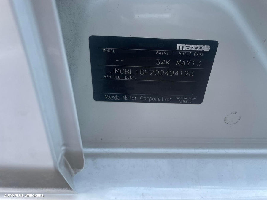 2013 Mazda 3 Rear Garnish