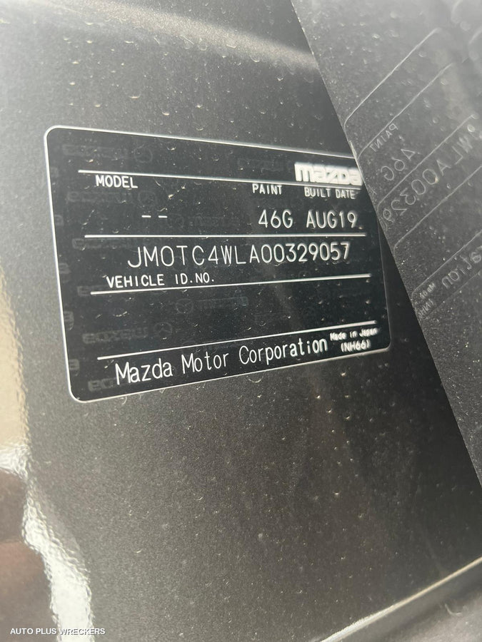 2019 Mazda Cx9 Pwr Dr Wind Switch