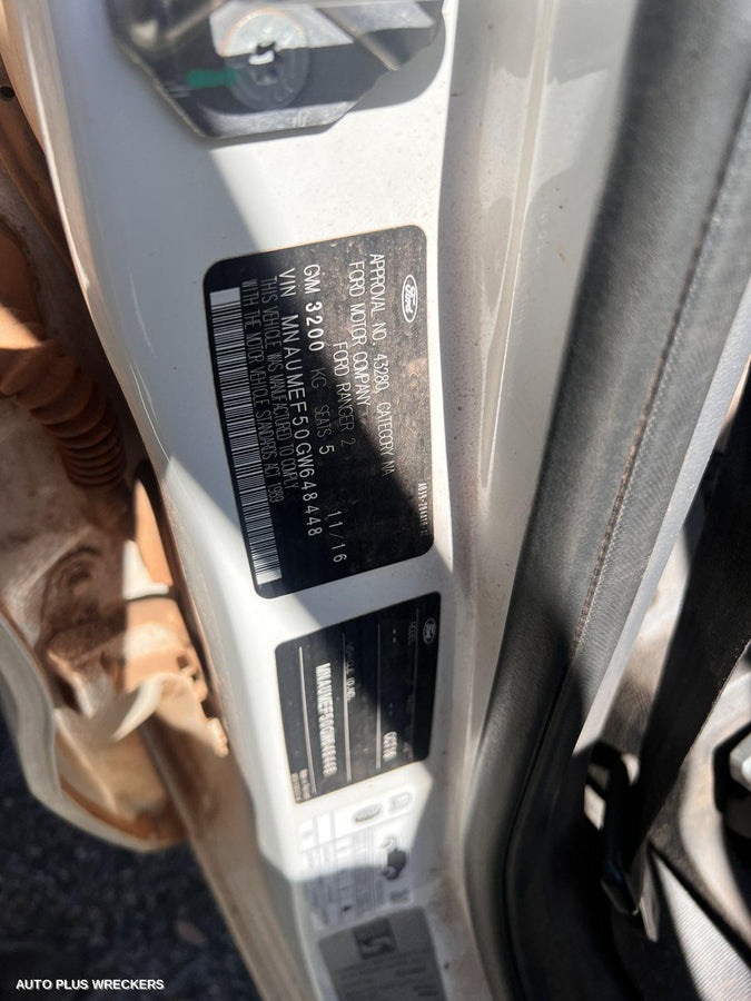 2017 Ford Ranger Left Front Upper Control Arm