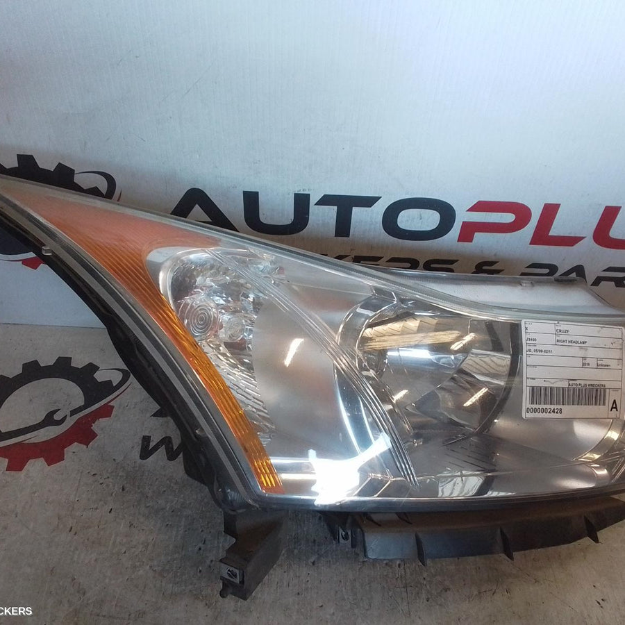 2010 Holden Cruze Right Headlamp