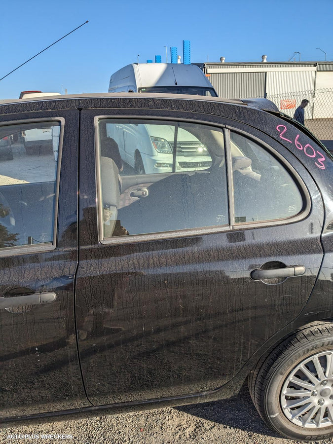 2010 NISSAN MICRA LEFT FRONT DOOR