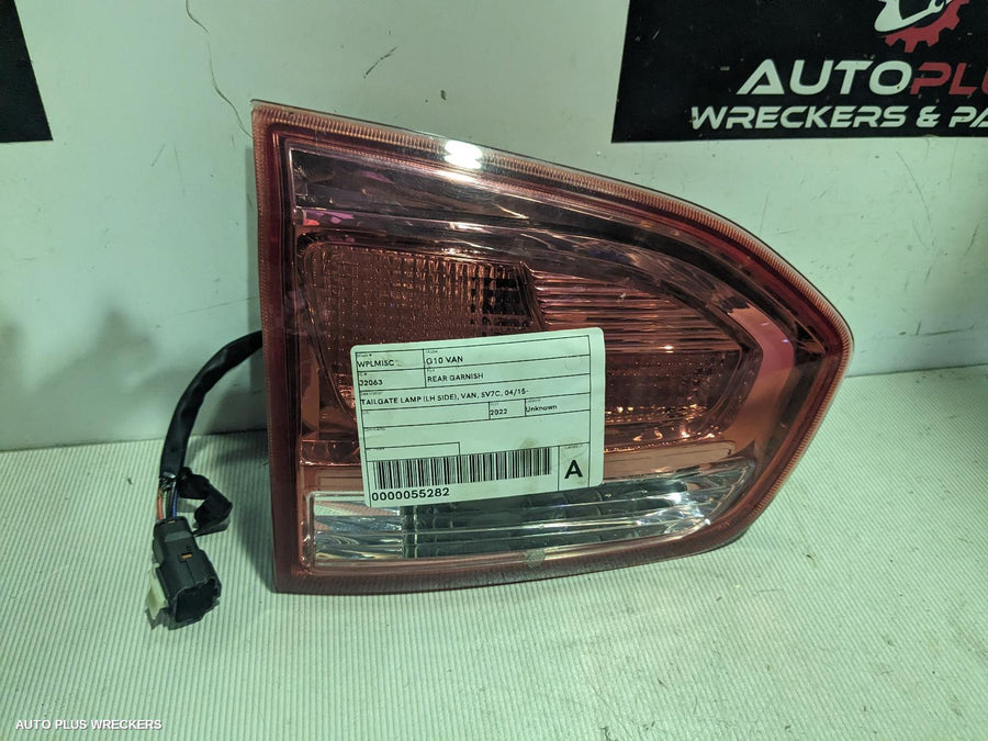 2022 Ldv G10 Rear Garnish