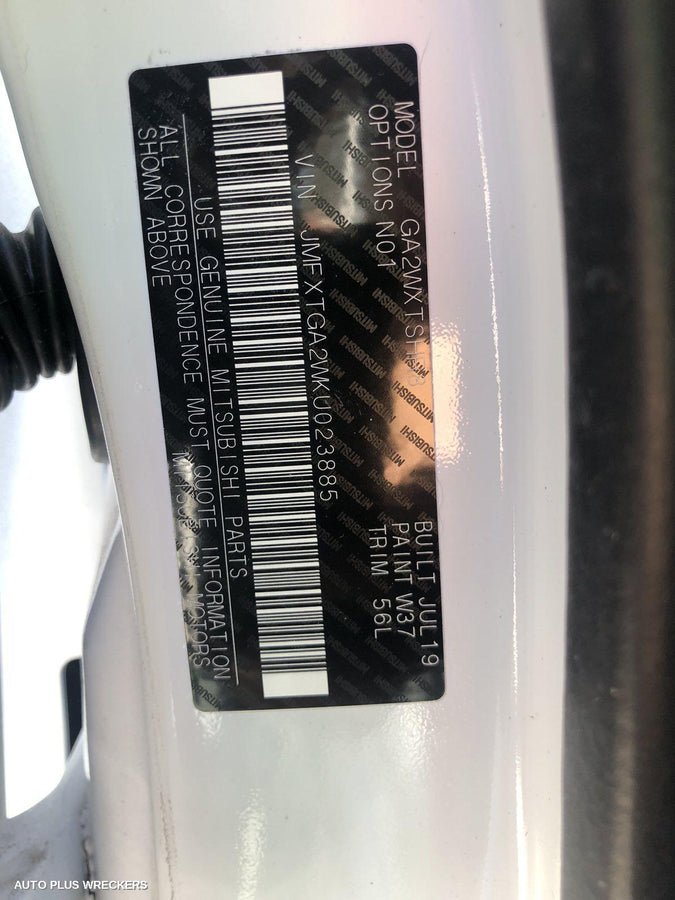 2019 Mitsubishi Asx Instrument Cluster