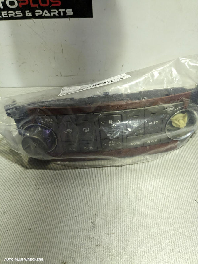 2007 Toyota Kluger Heater Ac Controls