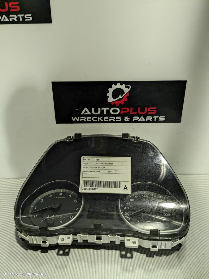 2017 Hyundai I30 Instrument Cluster