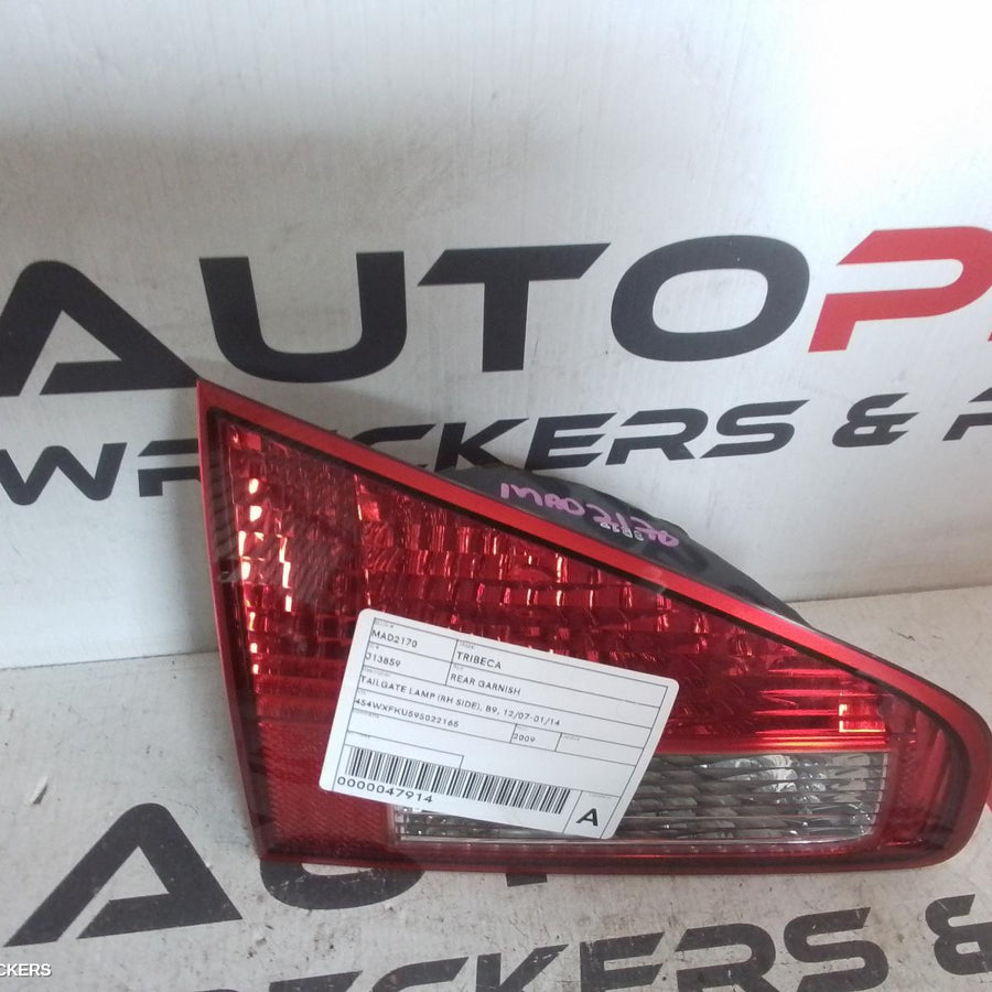 2007-2014 Subaru Tribeca Rear Garnish