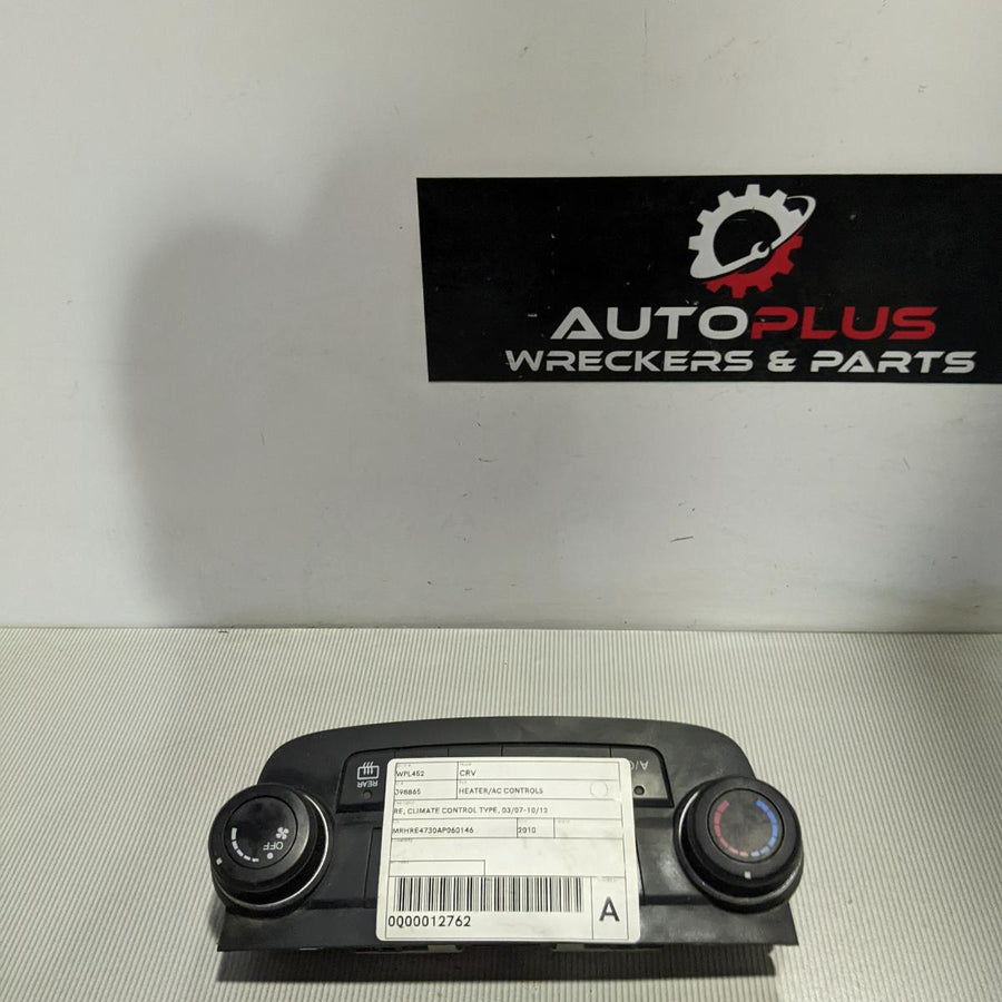 2007-2012 Honda Crv Heater Ac Controls