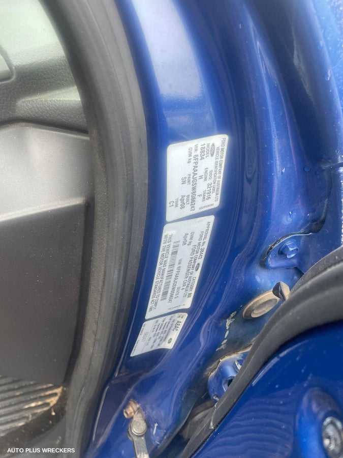 2008 FORD FALCON RIGHT FRONT WINDOW REG MOTOR