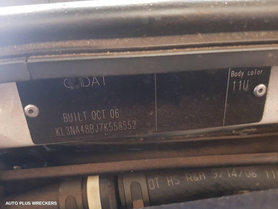 2007 Holden Viva Right Taillight