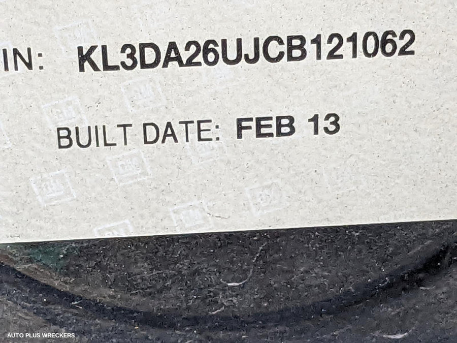 2013 Holden Captiva Pwr Dr Wind Switch