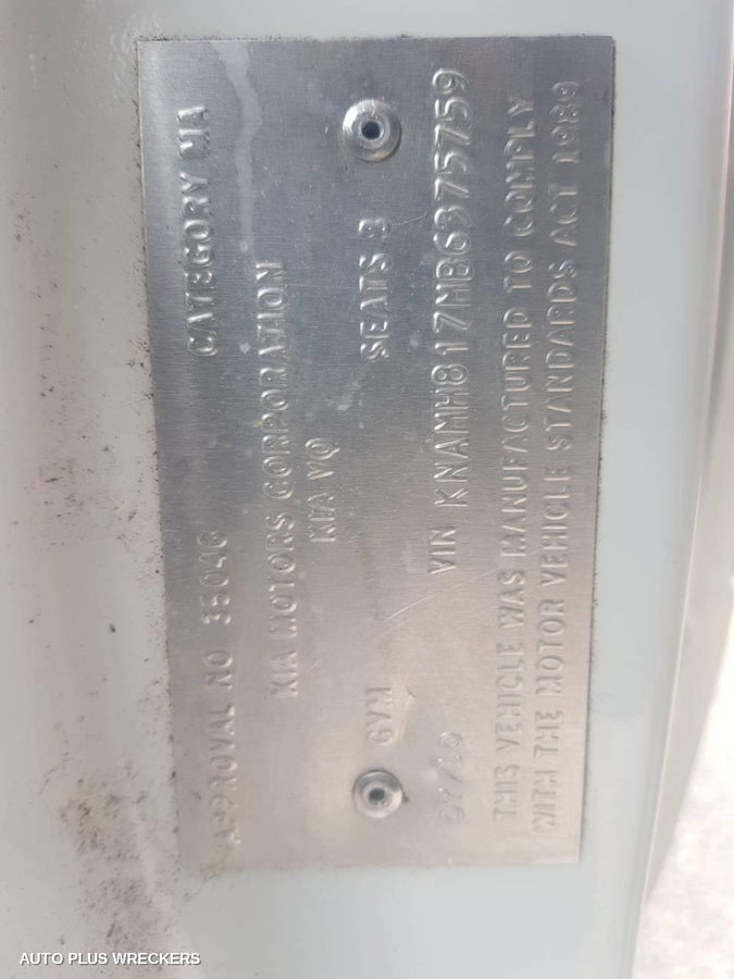 2010 Kia Carnival/grand Carnival Fan