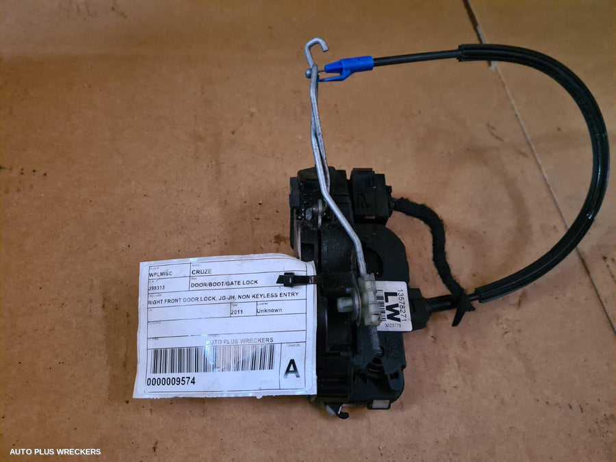 2011 Holden Cruze Door Boot Gate Lock