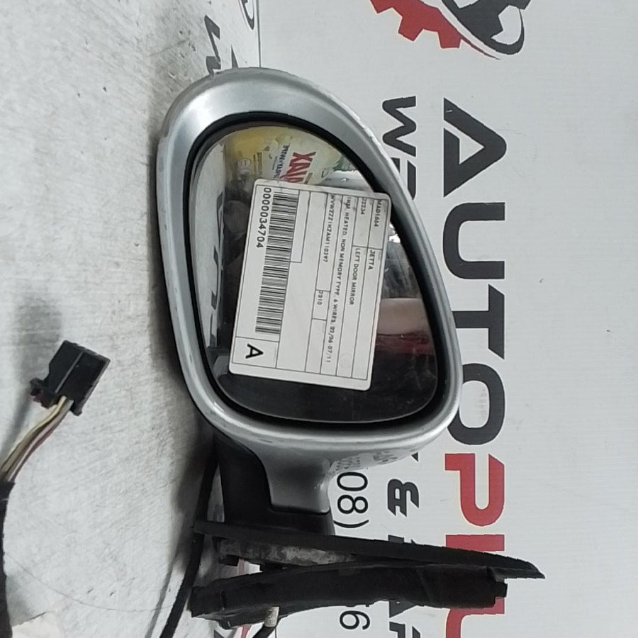 2006-2011 Volkswagen Jetta Left Door Mirror