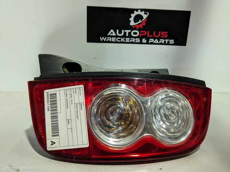 2008 Nissan Micra Right Taillight