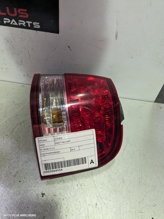 2008-2012 Ford Escape Right Taillight