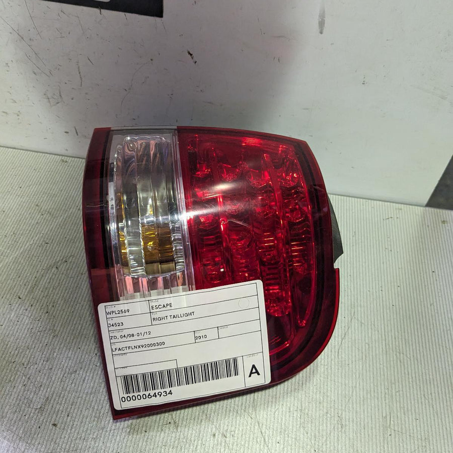 2008-2012 Ford Escape Right Taillight