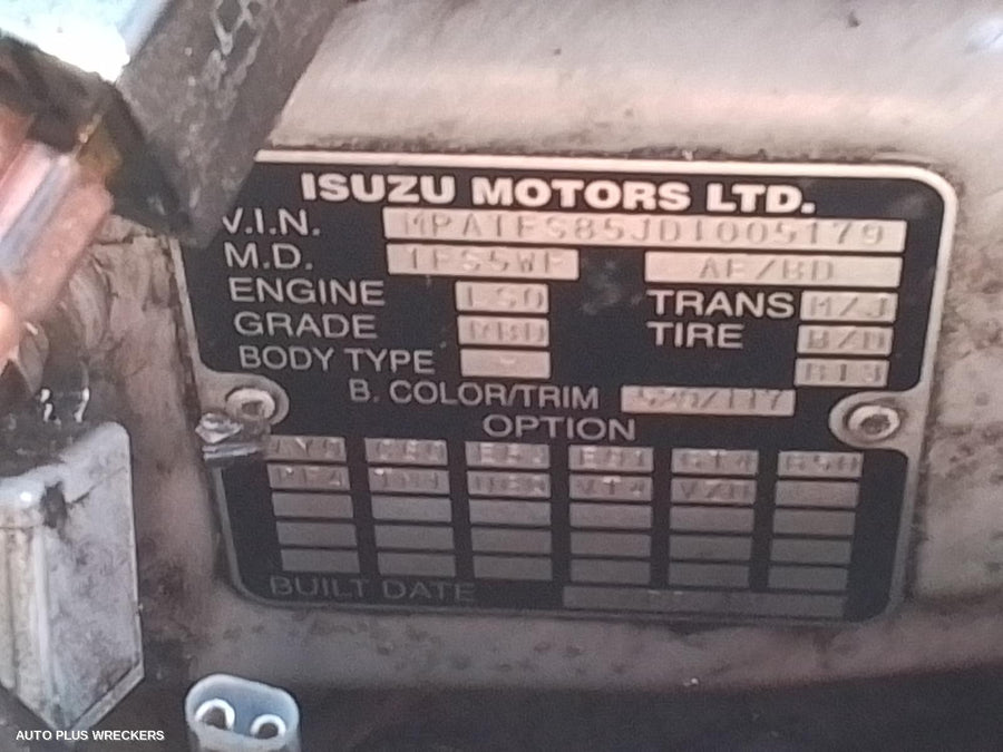 2013 Isuzu Dmax Steering Box Rack