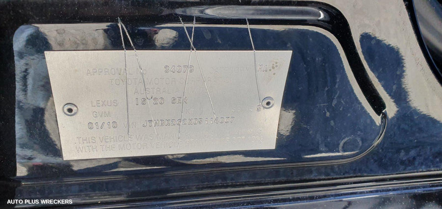 2010 Lexus Is250/is250c Pwr Dr Wind Switch