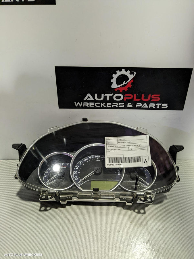 2016 Toyota Corolla Instrument Cluster
