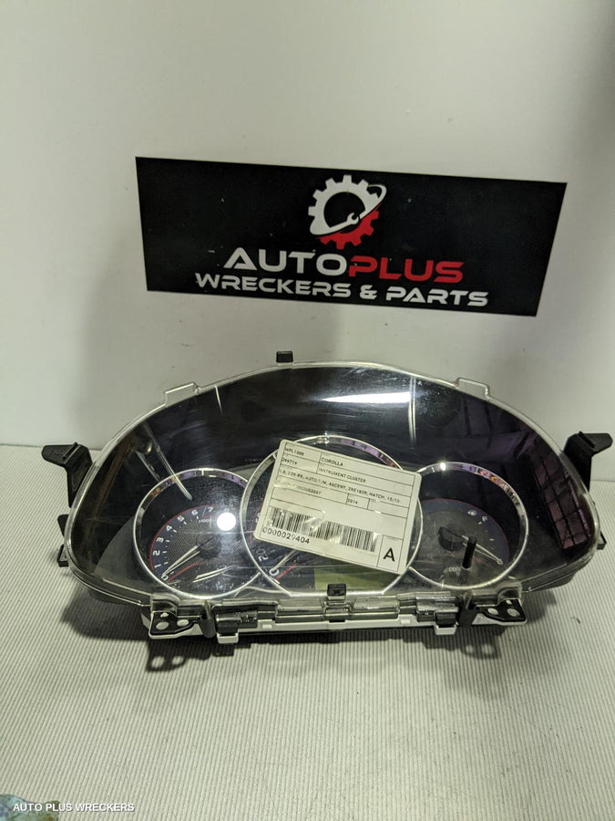 2014 Toyota Corolla Instrument Cluster