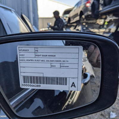 2022 Mg Hs Right Door Mirror