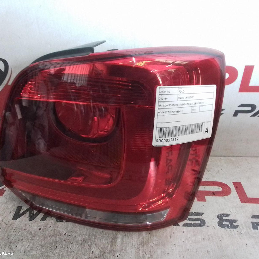 2010-2014 Volkswagen Polo Right Taillight