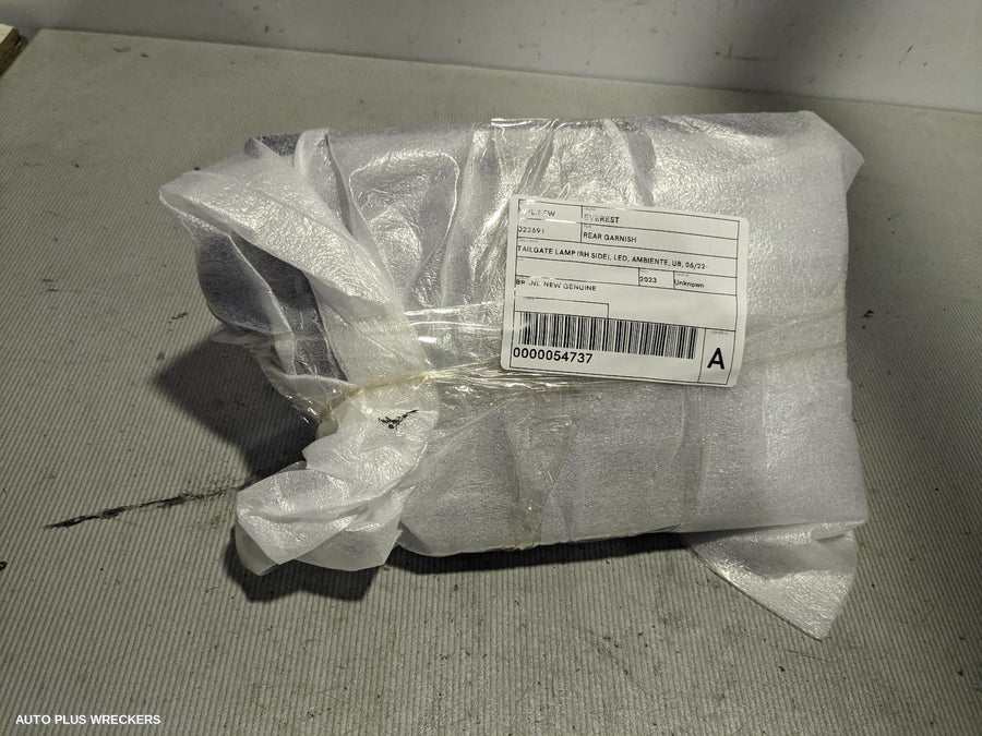 2023 Ford Everest Rear Garnish