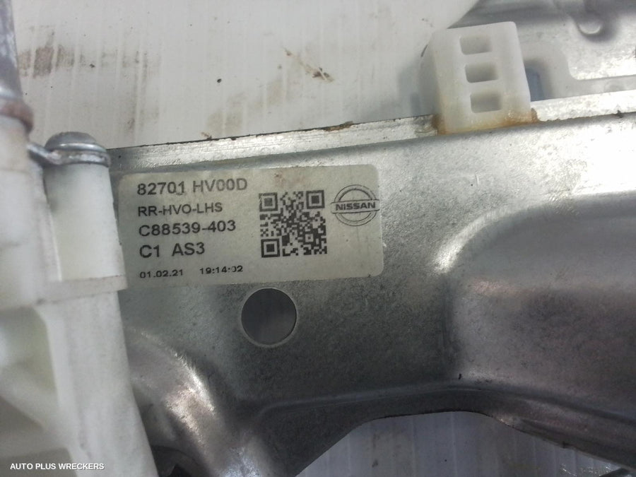 2017-2021 Nissan Qashqai Left Rear Wnd Reg Motor