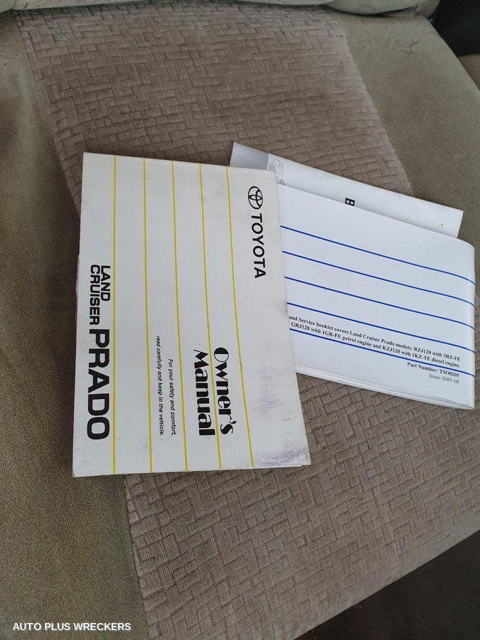 2003 Toyota Prado Right Rear Door Sliding