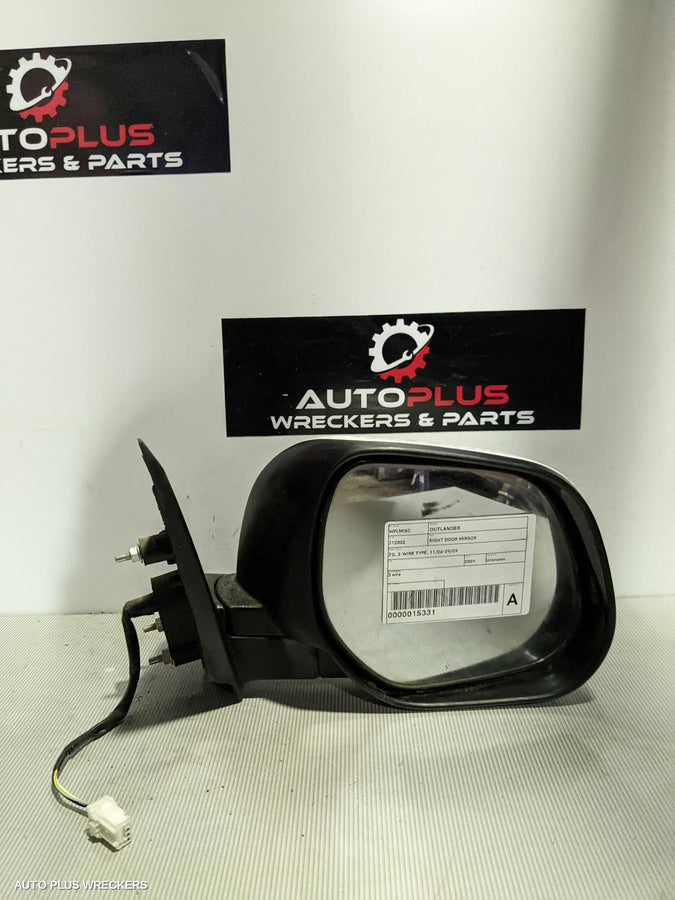 2009 Mitsubishi Outlander Right Door Mirror