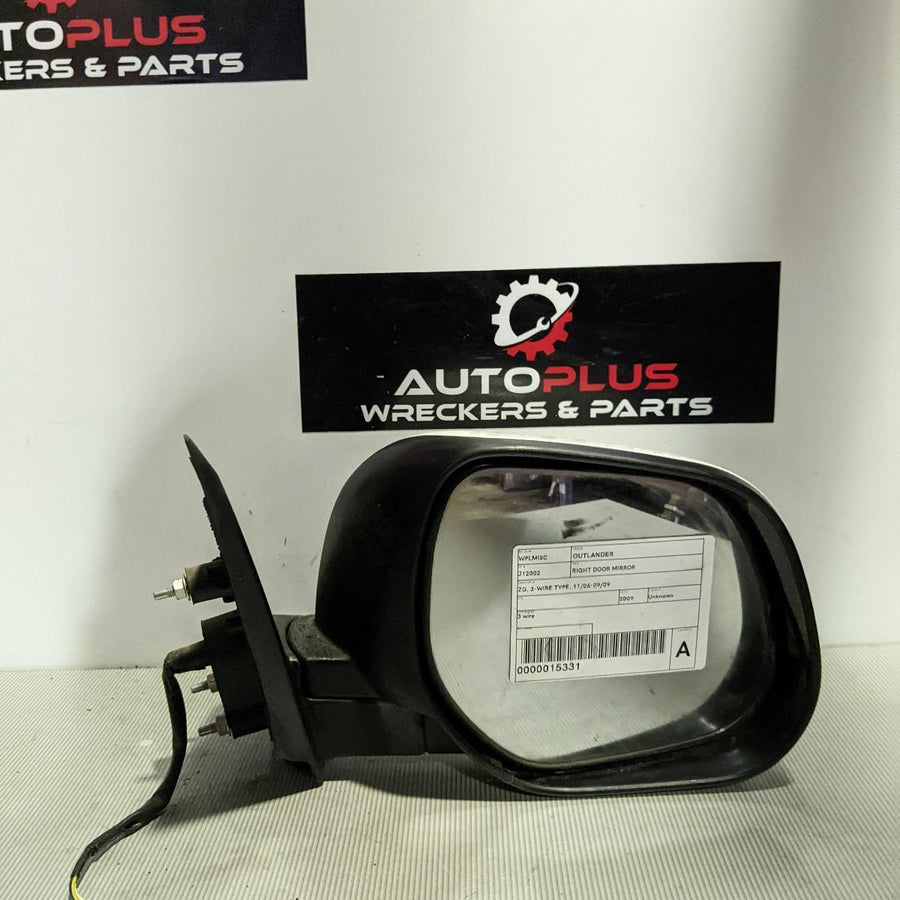 2009 Mitsubishi Outlander Right Door Mirror