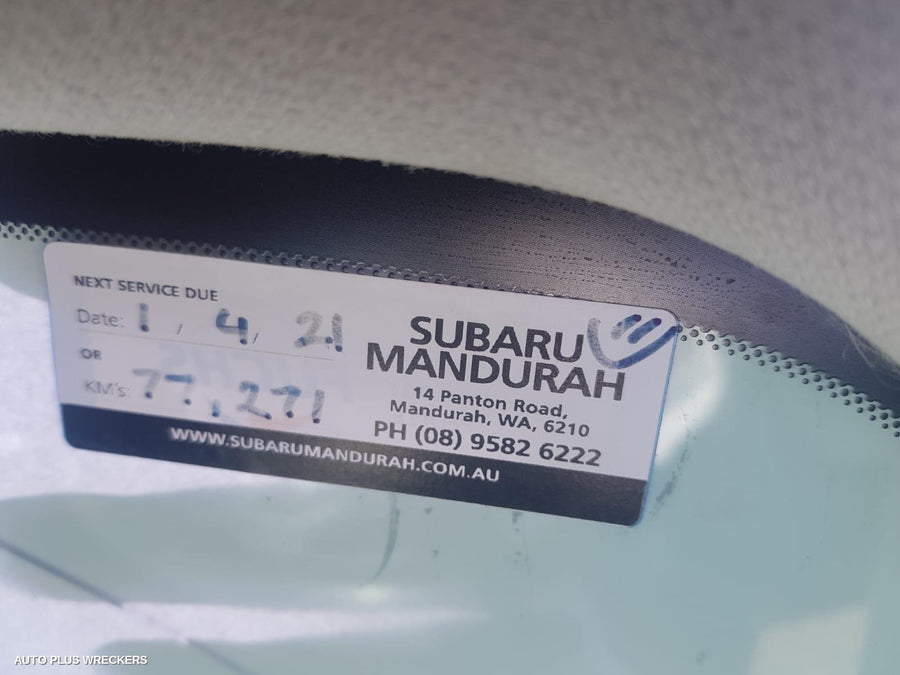 2017 Subaru Forester Sunvisor