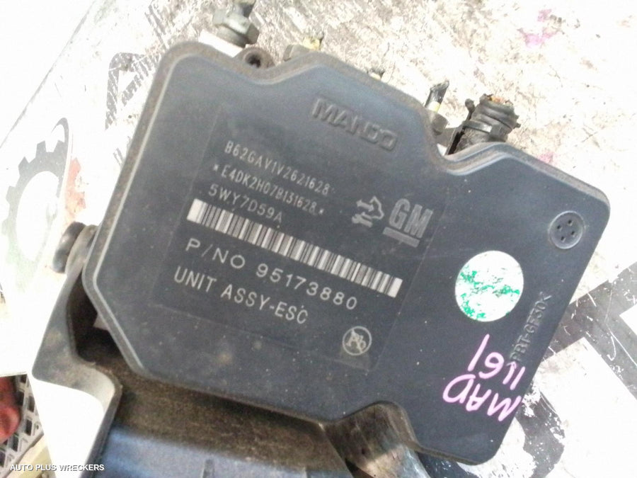 2011-2018 Holden Barina Abs Pump Modulator