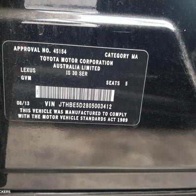 2013 LEXUS IS SERIES ABS PUMP MODULATOR