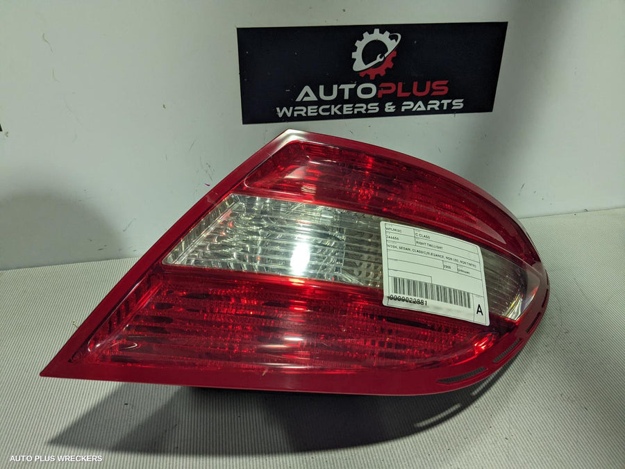 2008 MERCEDES C CLASS RIGHT TAILLIGHT