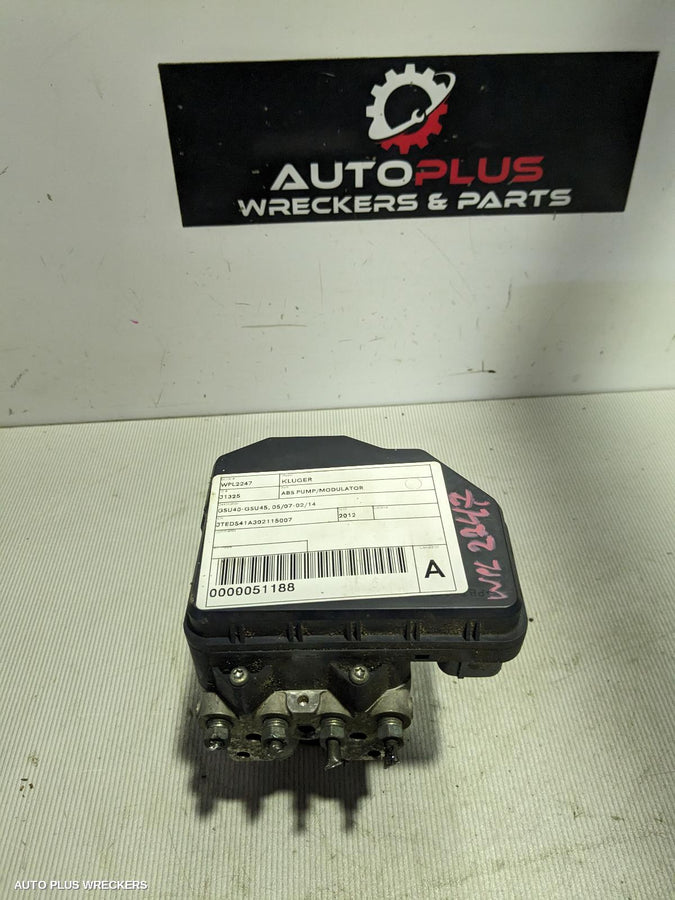 2007-2014 Toyota Kluger Abs Pump Modulator