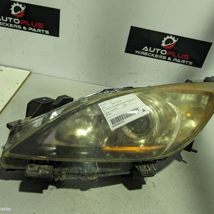 2009-2013 Mazda 3 Right Headlamp
