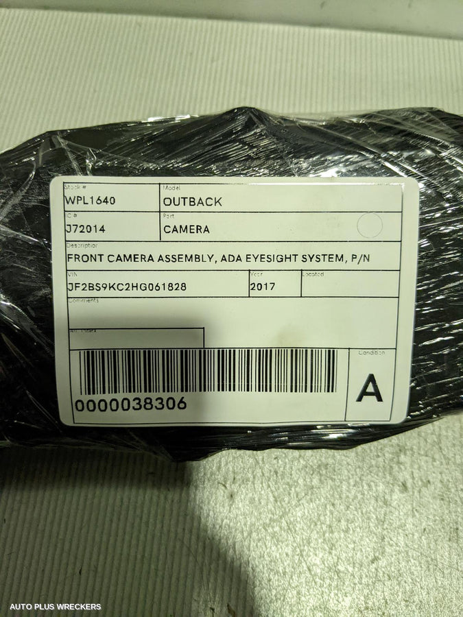 2017 Subaru Outback Reverse Camera