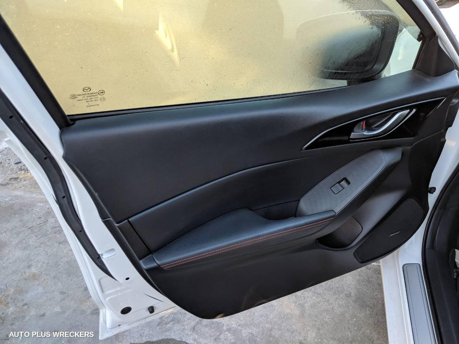 2015 Mazda 3 Left Rear Wnd Reg Motor