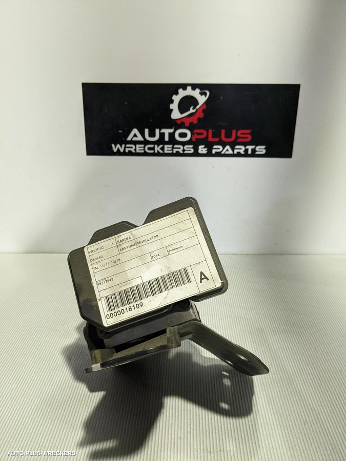 2014 Holden Barina Abs Pump Modulator